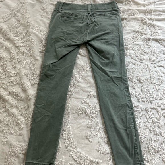 Army Green LOFT Ankle Zip Pocket Pants - Picture 5 of 5